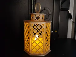3D printer bestanden | 3MF | Hexagonal Lattice Decorative Lantern