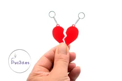 BROKEN HEART PENDANT KEYRING