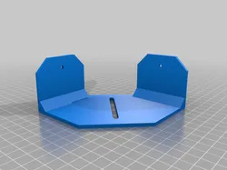 Camera shelf for wall inside corner