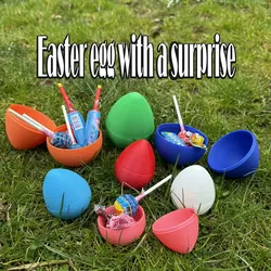 Easter egg with a surprise, screw-on