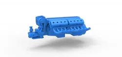 Engine 2 V8 Version 6 Scale 1 to 25 3D Print Model in Vehicle 460732