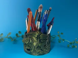 Fișiere pentru imprimante 3D | Fișier 3MF | Fish pencil holder