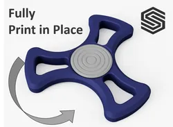 Modern Fidget Spinner (Fully Print In Place!)