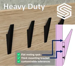 Modern Minimalistic Hook (Heavy Duty)