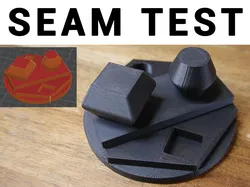 Scarf seam test model
