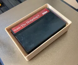 Stackable Gridfinity SEGA Master System cart holder