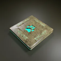 Stylized rock Plate Low Poly Game Ready