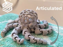 Voronoi Articulated Octopus Toy