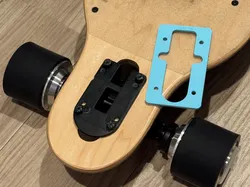 3D printer bestanden | 3MF | SK8 truck mounting hole template: Wheelbase & Drop-Through