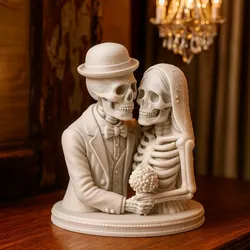 3D printer bestanden | 3MF | Till Death Do Us Part – Skeleton Bride & Groom
