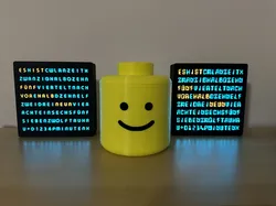 BIG sweets container as LEGO head