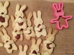 Cookie Cutter - Bunny hugging his almond