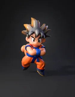 Create an epic Roblox pet inspired by Goku from Dragon Ball The pet s