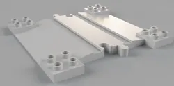 Duplo train crossing