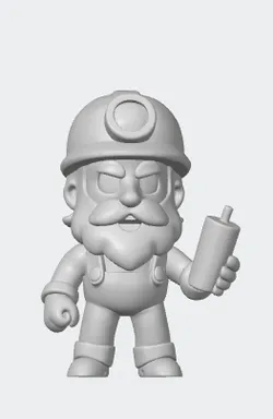 Dynamike brawl stars figurin