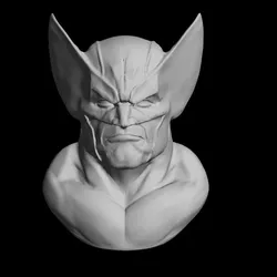Fișiere pentru imprimante 3D | Fișier 3MF | Wolverin Bust
