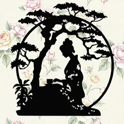 Free Home Decorations & Ornaments STL Download - Geisha 2Dby Pacha5)