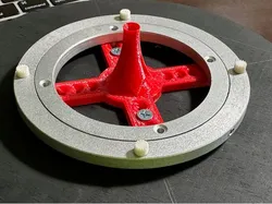 Lazy Susan turntable mount