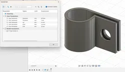 Parametric R-Clamp Wire/Cable Clip
