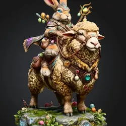 Runebound Easter Rabbit Rider