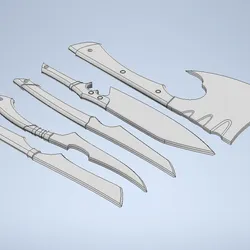 To Be Hero X - Ghostblade Knives