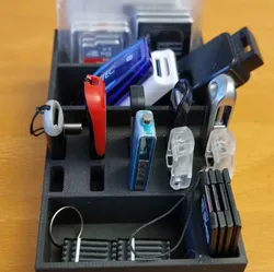 3D printer bestanden | 3MF | SD-Card and USB-Stick Holder