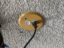 4 inch round ceiling box plug adapter