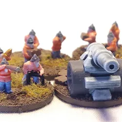 6mm Trench fieldguns