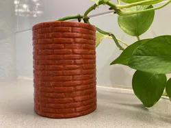 Brick Pattern Vase