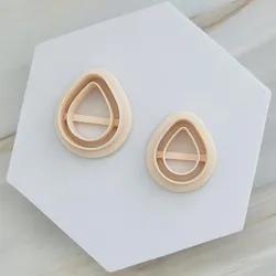 Doughnut Teardrop Polymer Clay Cutter