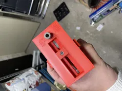 Dowel jig for 6mm dowels with alignment pins
