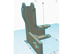 Extruder mount with no filament guide