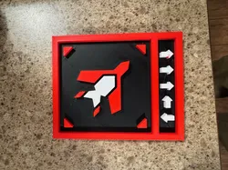 Helldivers 2 Eagle 500kg Bomb Plaque