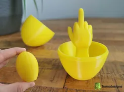 Middle Finger Easter Egg