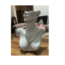 Modern Bust Jewelry Stand – 3D Model for Necklace & Earring Display