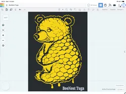 Other STL تنزيل - Quadro Urso de mel - TugaMonteiro