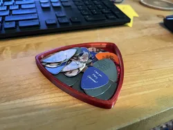 Pick shaped Pick Tray for Guitar Picks