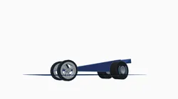 Pinewood Derby Dragster Model