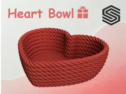 Rope Heart Bowl (Elegant & Modern)