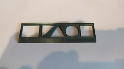 Ruler with simple geometric shapes 110mm