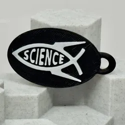 Science keychain