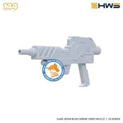 144WS-003AM Beam Carbine (Short Muzzle). Custom Option Parts for High Grade Model Kits.