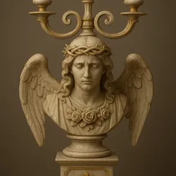 Angel triple candlestick