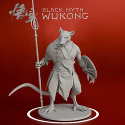 Characters & Creatures STL indir - BLACK MYTH : WUKONG - Rat Soldier - BOSSposes