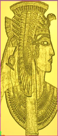 Cleopatra – Ancient Egypt 3D STL Relief” (Türkçe: “Kleopatra – Antik Mısır 3D STL Rölyef”)