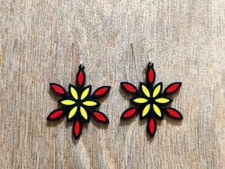 Creality Cloud | Midnight Ember - Earrings | ملفات الطابعة ثلاثية الأبعاد