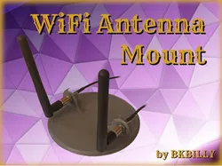 Dual WiFi Antenna Desktop Mount