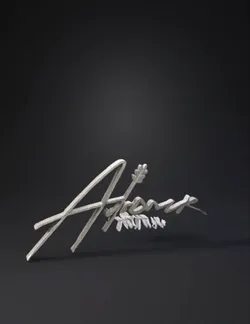 green script logo with leaf sprout accent