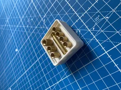 Gridfinity threaded insert soldering tip holder