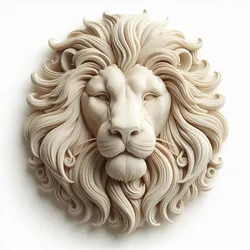 Lion Head-Hueforge